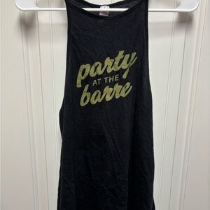 Black ‘Party at the Barre’ Tank Top